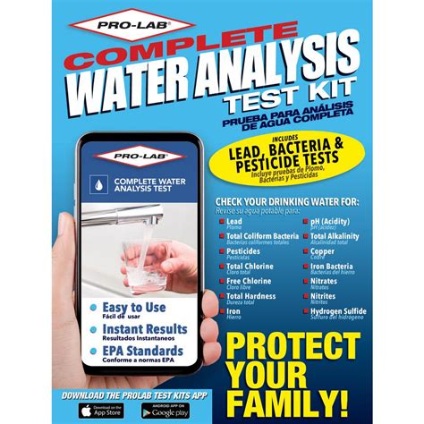 water quality test home depot